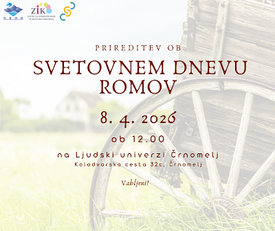 Prireditev ob svetovnem dnevu Romov 2026