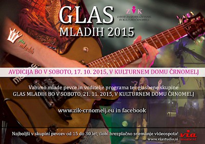 Razpis za Glas mladih 2015-16