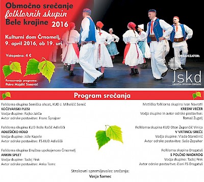 Območno srečanje FS Bele krajine 2016