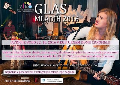 Razpis za Glas mladih 2016