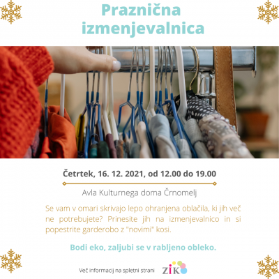 Praznična izmenjevalnica oblačil