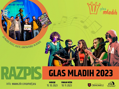 Razpis Glas mladih 2023