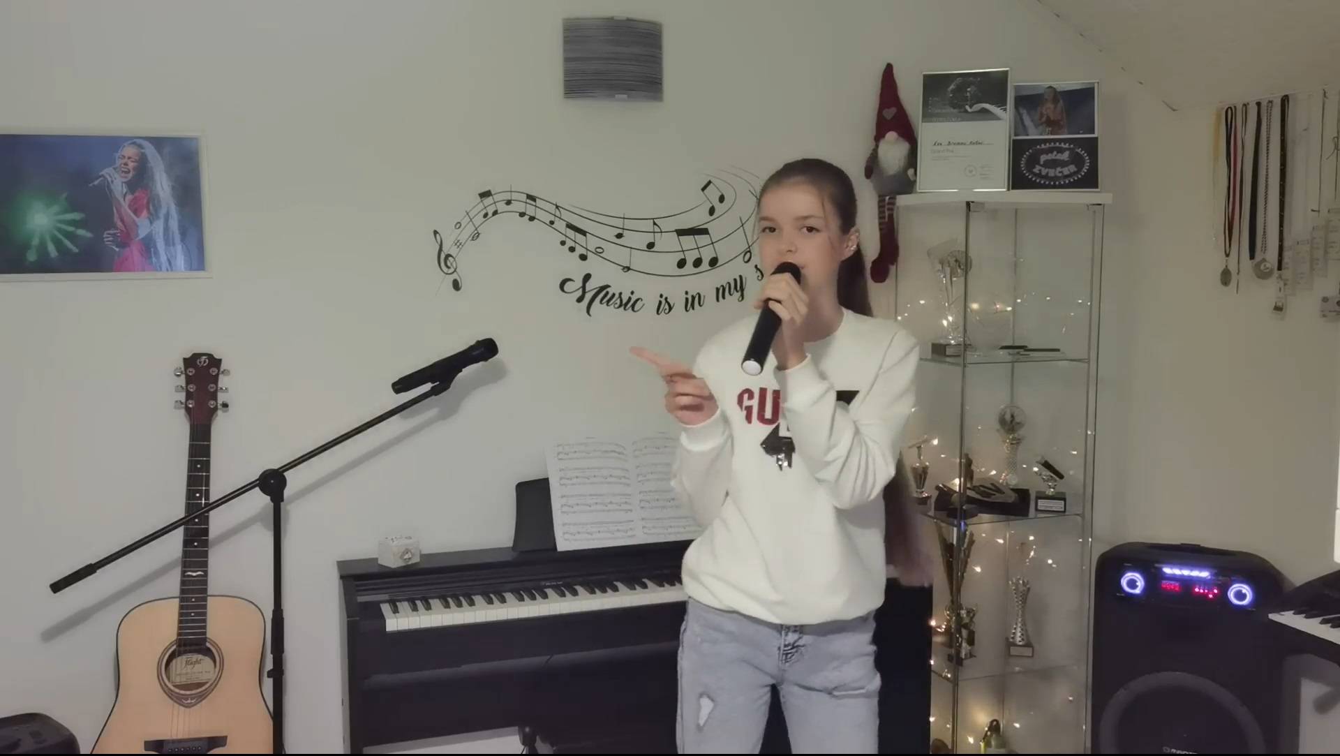 Sunset in the mountains