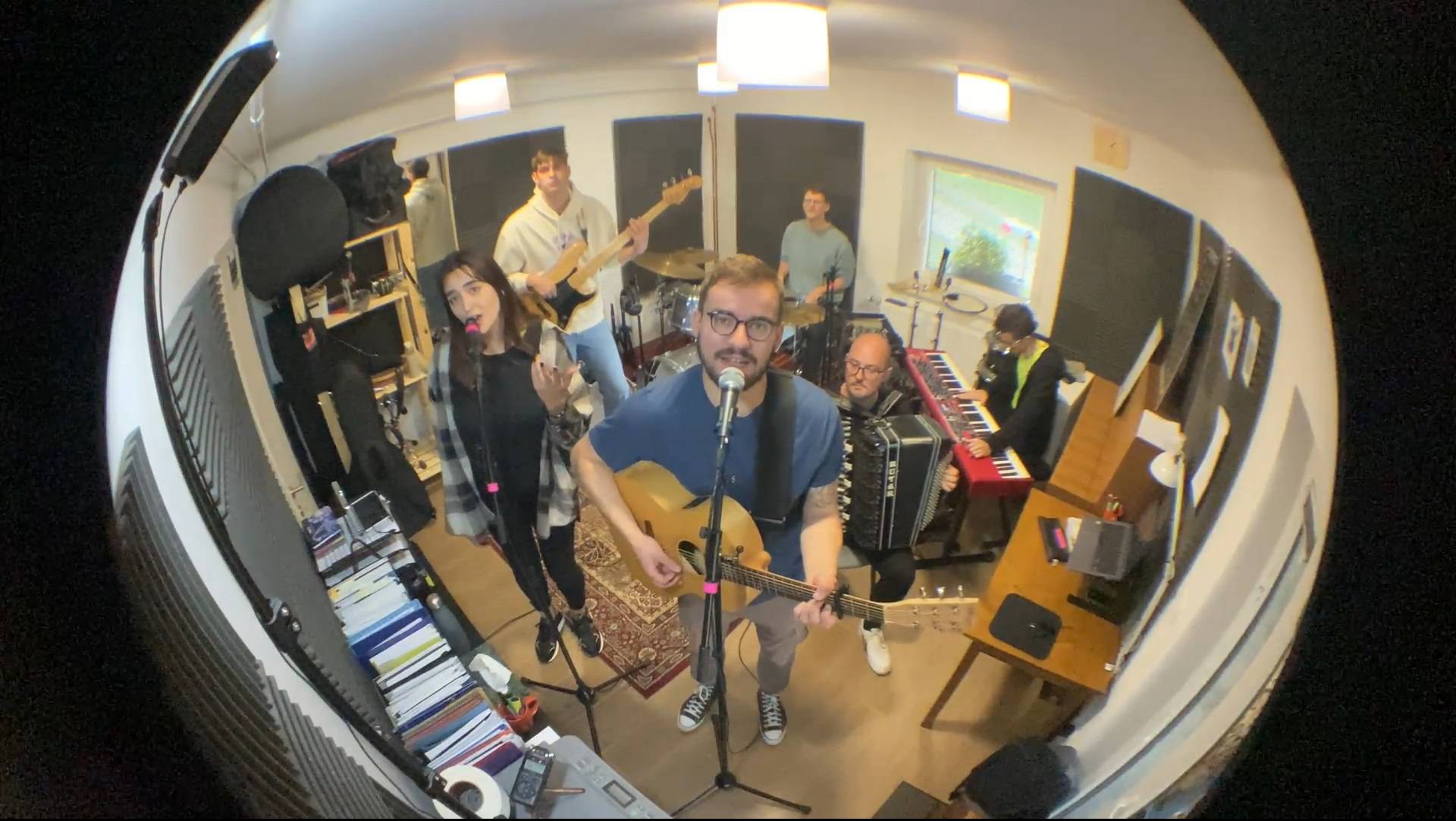 Sunset in the mountains